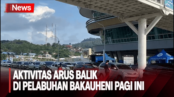  H+4 Lebaran,  Arus Balik Lebaran di Pelabuhan Bakauheni Lampung Ramai&nbsp;Lancar