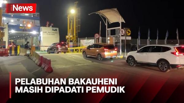 Mobil Pemudik Masih Padati Pelabuhan Bakauheni pada H+1&nbsp;Lebaran