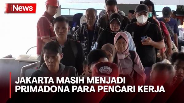 Susah Cari Kerja di Lampung, Pelabuhan Bakauheni Dipadati Perantau yang Ingin Mengadu Nasib ke&nbsp;Jakarta