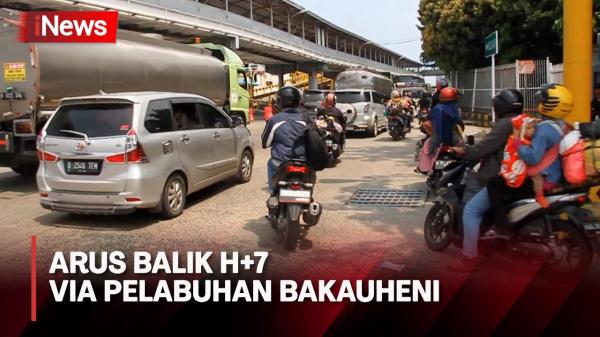 Arus Balik H+7 Lebaran, 21 Persen Pemudik Belum Kembali ke Pulau Jawa dari Pelabuhan Bakauheni&nbsp;Lampung