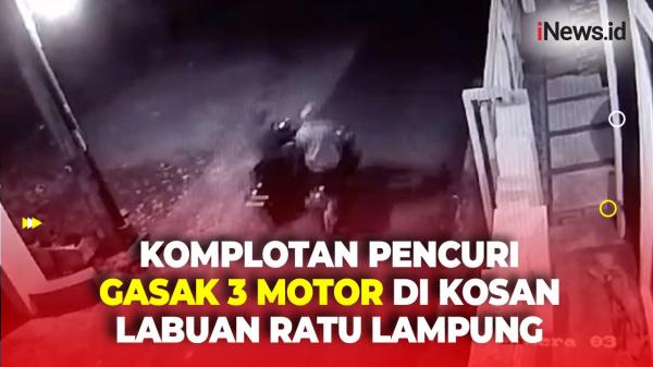 Kosan di Labuhan Ratu Lampung Dibobol Komplotan Pencuri, Bawa Kabur 3 Motor Sekaligus dalam&nbsp;Semalam