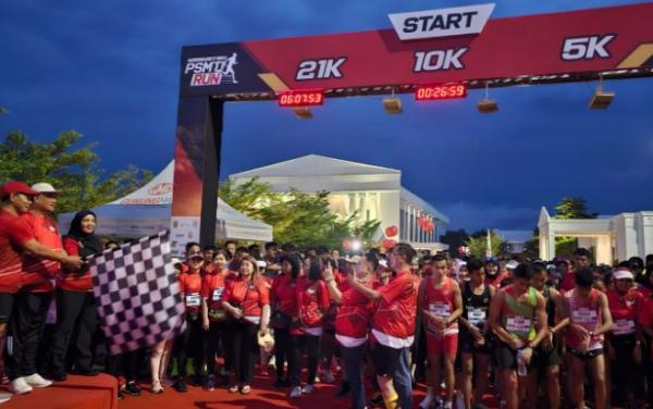 Rayakan HUT ke-25, PSMTI Lampung Sukses Gelar Krakatau PSMTI Run&nbsp;2024