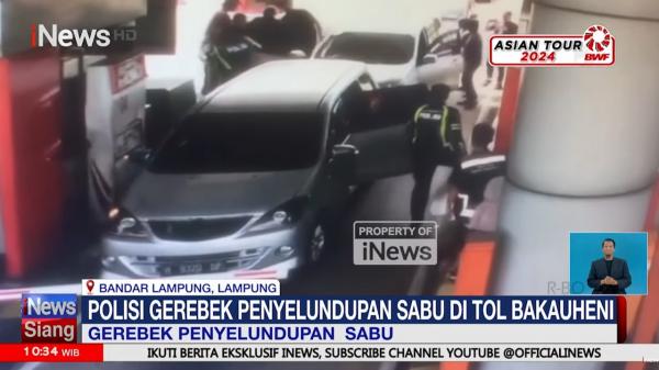 Polisi Gerebek Penyelundupan Sabu 30 Kg di Tol Bakauheni